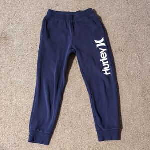 Hurley Kids Blue Joggers with Logo